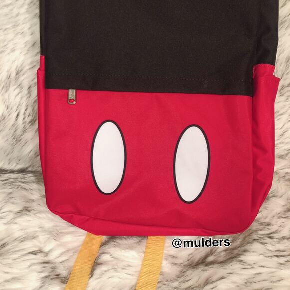 NWT Loungefly Disney Mickey Mouse Character Cosplay Red Black White Backpack main image 6